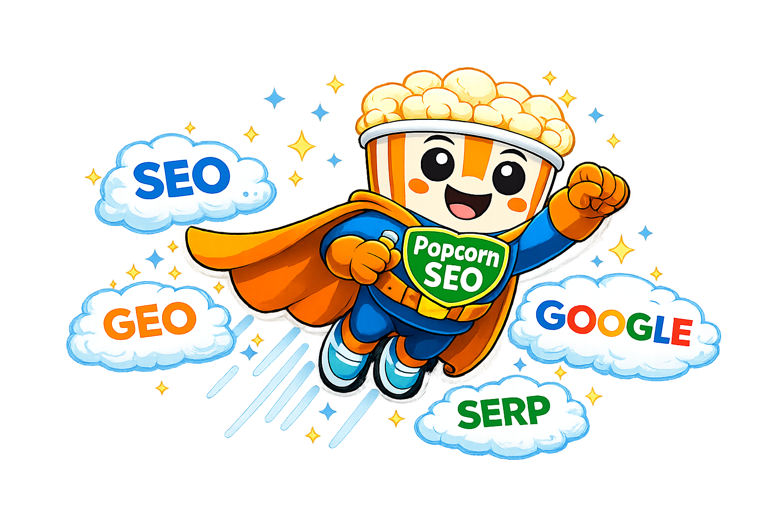 Mascotte Popcorn SEO SEO & GEO